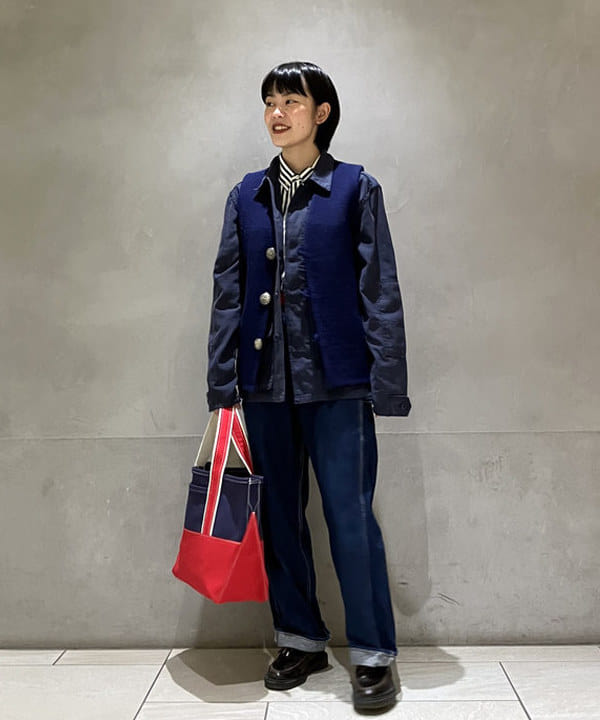 葵さんの「BEAMS WOMEN｜12オンス デニム ペインター パンツ」を使ったコーディネート