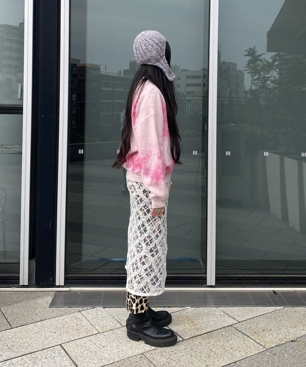 ayaさんの「BEAMS WOMEN｜チュール テープ シシュウ スカート」を使ったコーディネート