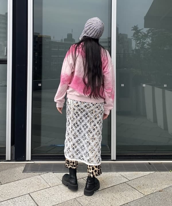 ayaさんの「BEAMS WOMEN｜チュール テープ シシュウ スカート」を使ったコーディネート