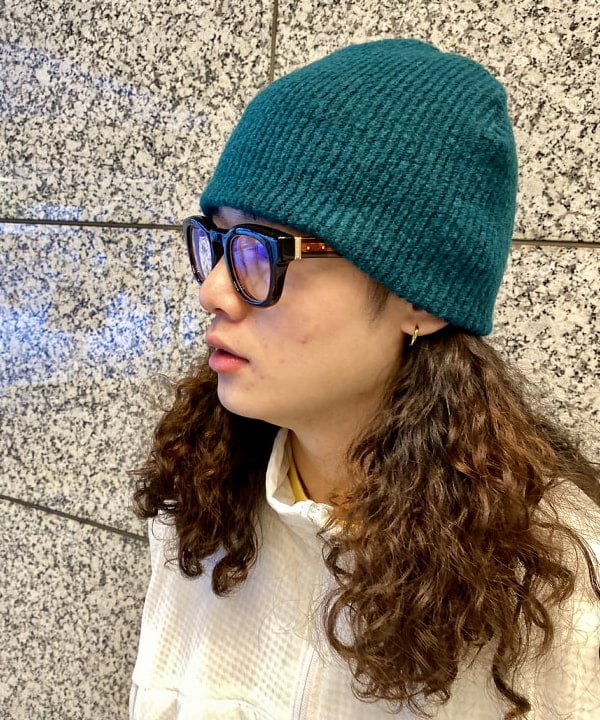 りくっしーさんの「BEAMS WOMEN｜シャギー シングル ワッチキャップ」を使ったコーディネート