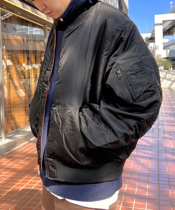 石郷岡 稜さんの「BEAMS / MA-1」を使ったコーディネート