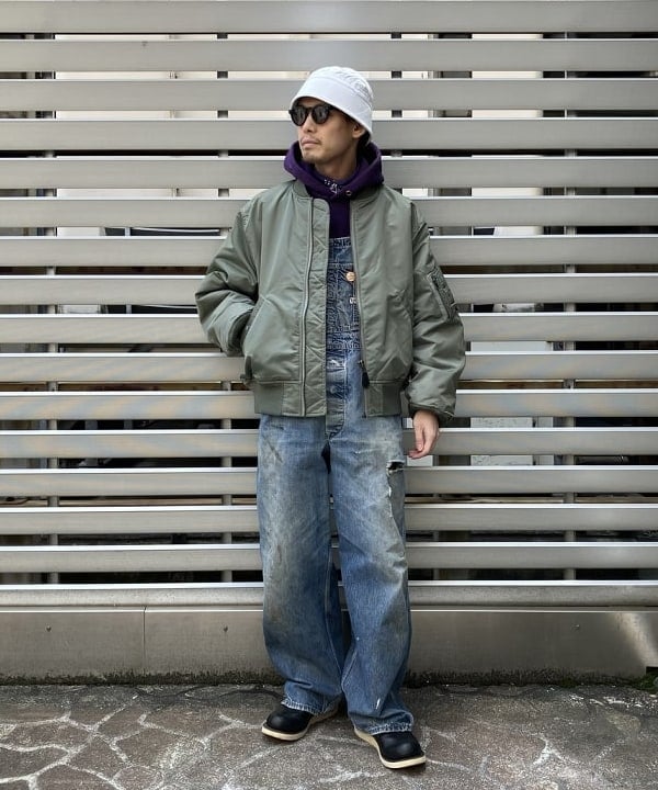 ホサカさんの「BEAMS WOMEN｜MA-1」を使ったコーディネート