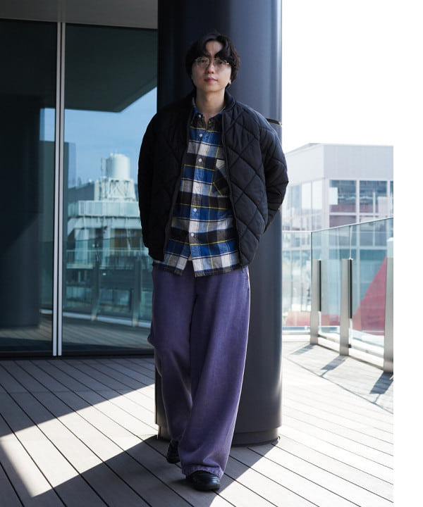 SUDOさんの「BEAMS WOMEN｜フェード ワイド スウェット パンツ」を使ったコーディネート