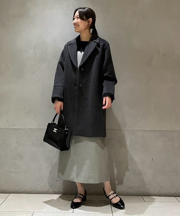 nodokaさんの「BEAMS WOMEN｜GIANNI NOTARO / ポリッシュ クロア ハンドバッグ」を使ったコーディネート