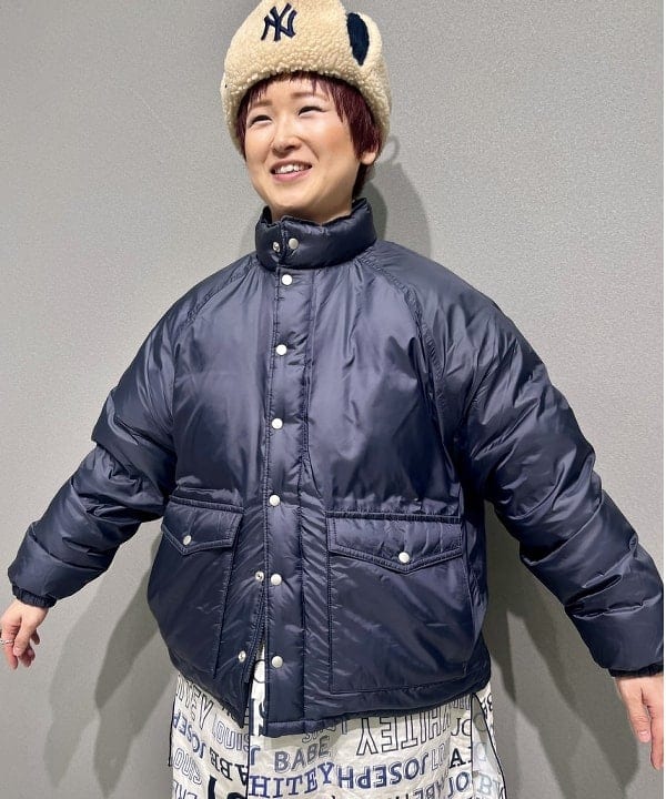 木村 梨香さんの「BEAMS WOMEN｜スタンドカラー ダウンジャケット」を使ったコーディネート