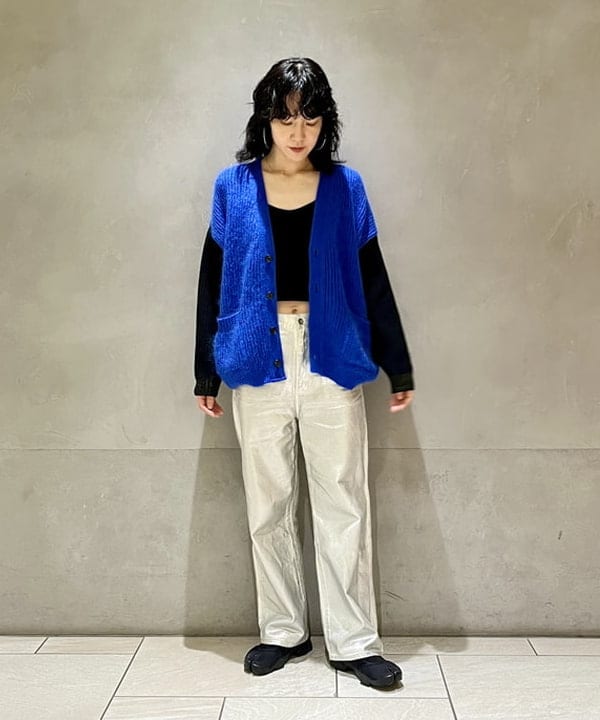 kigoさんの「BEAMS WOMEN｜Ray BEAMS / 箔プリント デニムパンツ」を使ったコーディネート