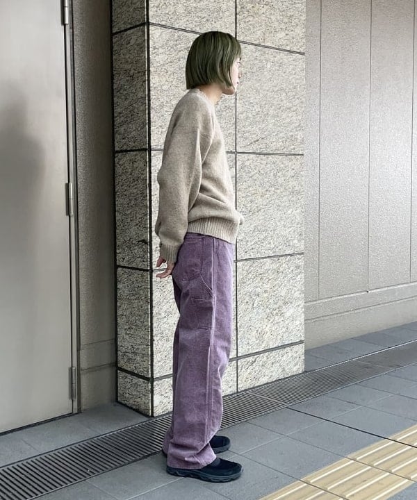 マツミヤさんの「BEAMS WOMEN｜FRED PERRY / 別注 フラッフィ クルーネックニット」を使ったコーディネート