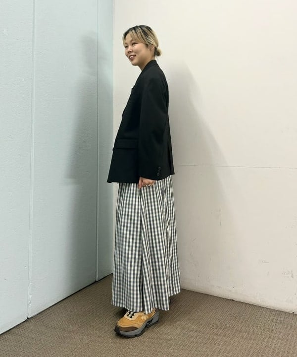 sakuraさんの「BEAMS WOMEN｜RBS / フロッキー ストライプ Vネック トップス」を使ったコーディネート