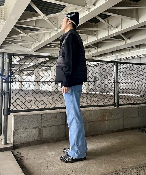 高遠 恒巳さんの「BEAMS WOMEN｜【別注】FRED PERRY / ロゴ ジャカード ビーニー」を使ったコーディネート