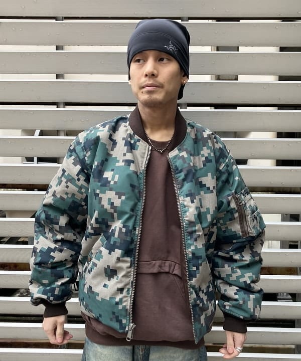 ホサカさんの「BEAMS WOMEN｜リバーシブル ダウン フライトジャケット」を使ったコーディネート