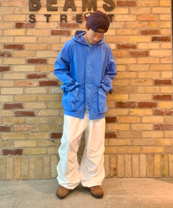 BEAMS（ビームス）C.E / Overdye Blue Hood Jacket（ブルゾン