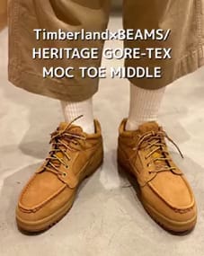 BEAMS（ビームス）【別注】Timberland / HERITAGE GORE-TEX（R） MOC TOE MIDDLE WHEAT  NUBUCK（シューズ ブーツ・ブーティ）通販｜BEAMS