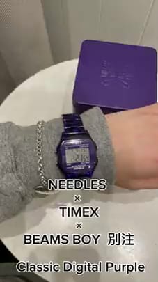 NEEDLES×TIMEX×BEAMS BOY Classic Digital