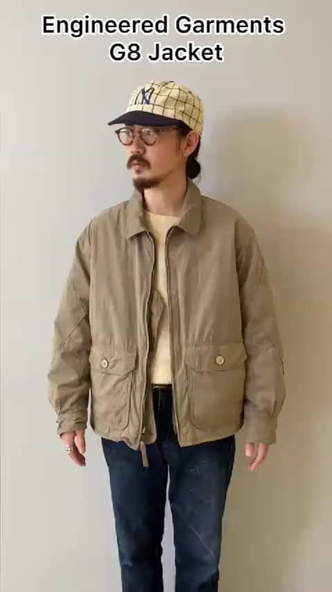 新品 ENGINEERED GARMENTS × BEAMS デニムジャケット BEAMS HEART（ビームス ハート）クロップド デニム ジャケット