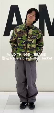 BEAMS（ビームス）WILD THINGS × BEAMS / 別注 Reversible Quilted