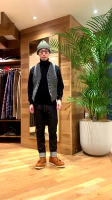 BEAMS PLUS(ビームス プラス)Waistcoat Harris Tweed BEAMS PLUS(ビームス プラス)Waistcoat Harris Tweed