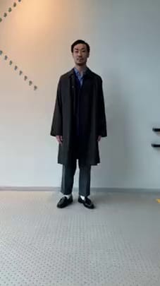 BEAMS PLUS(ビームス プラス)BEAMS PLUS / ウール バルマカーン 超歓迎お得購入 ビームスプラス ツイルバルマカーンコート ステンカラーコート