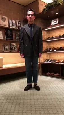 えすぎたた BOGLIOLI 44 ダブルブレストの通販 by ceree's shop ...
