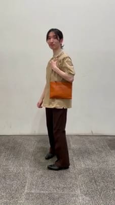 BEAMS（ビームス）SLOW × BEAMS / 別注 Leather Sacoche（バッグ