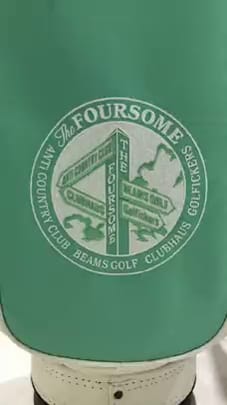 FOURSOME CLUBHAUS × BEAMS GOLF キャディバッグ