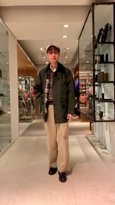 BEAMS F（ビームスF）Barbour × BEAMS F / 別注 BEDALE-F 2レイヤー