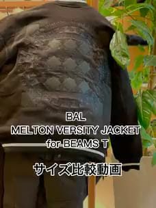 BEAMS T（ビームスT）BAL / MELTON VERSITY JACKET for BEAMS T