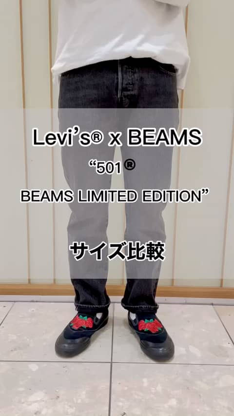 LEVI’S（R）/ 501（R）BLACK DENIM BEAMS W36