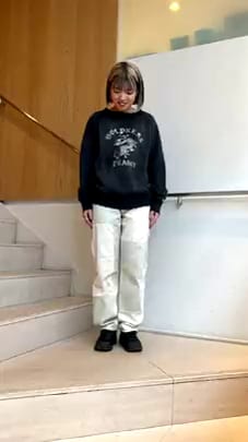 BEAMS（ビームス）FUTURE ARCHIVE / COLOR FLOCKY CREWNECK